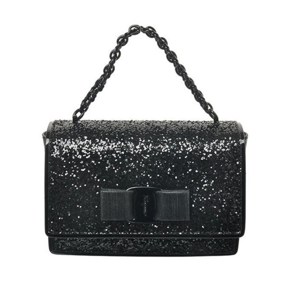 Salvatore Ferragamo Ginny Vara Glitter Small